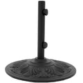 Black Cast Aluminum Patio Umbrella Base N733158