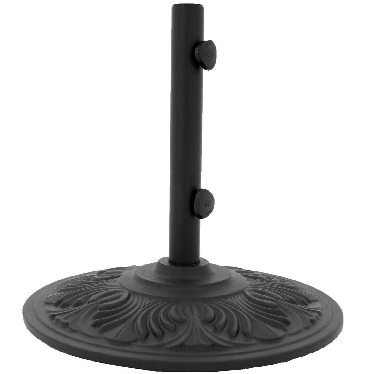 Black Cast Aluminum Patio Umbrella Base N733158