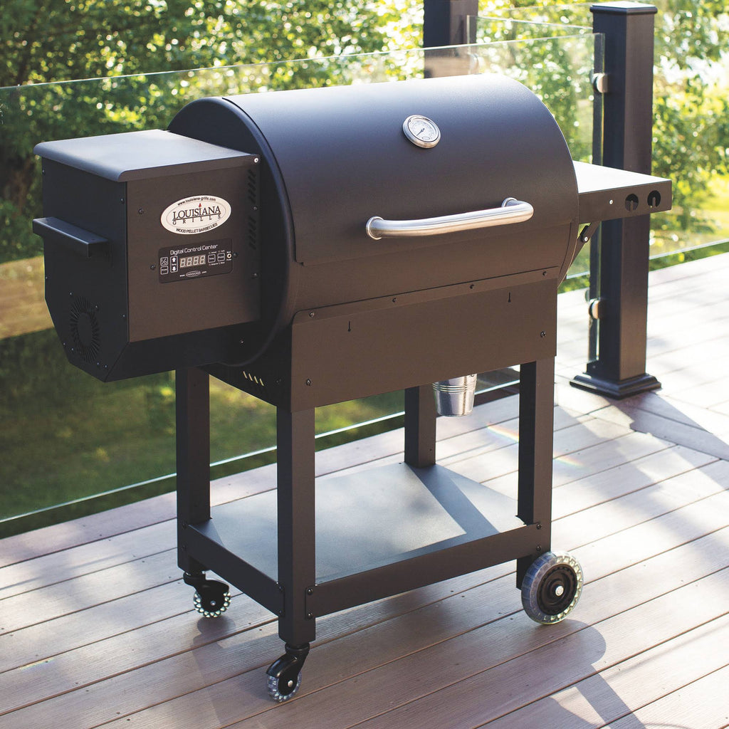 Black Wood Pellet Grill O430956