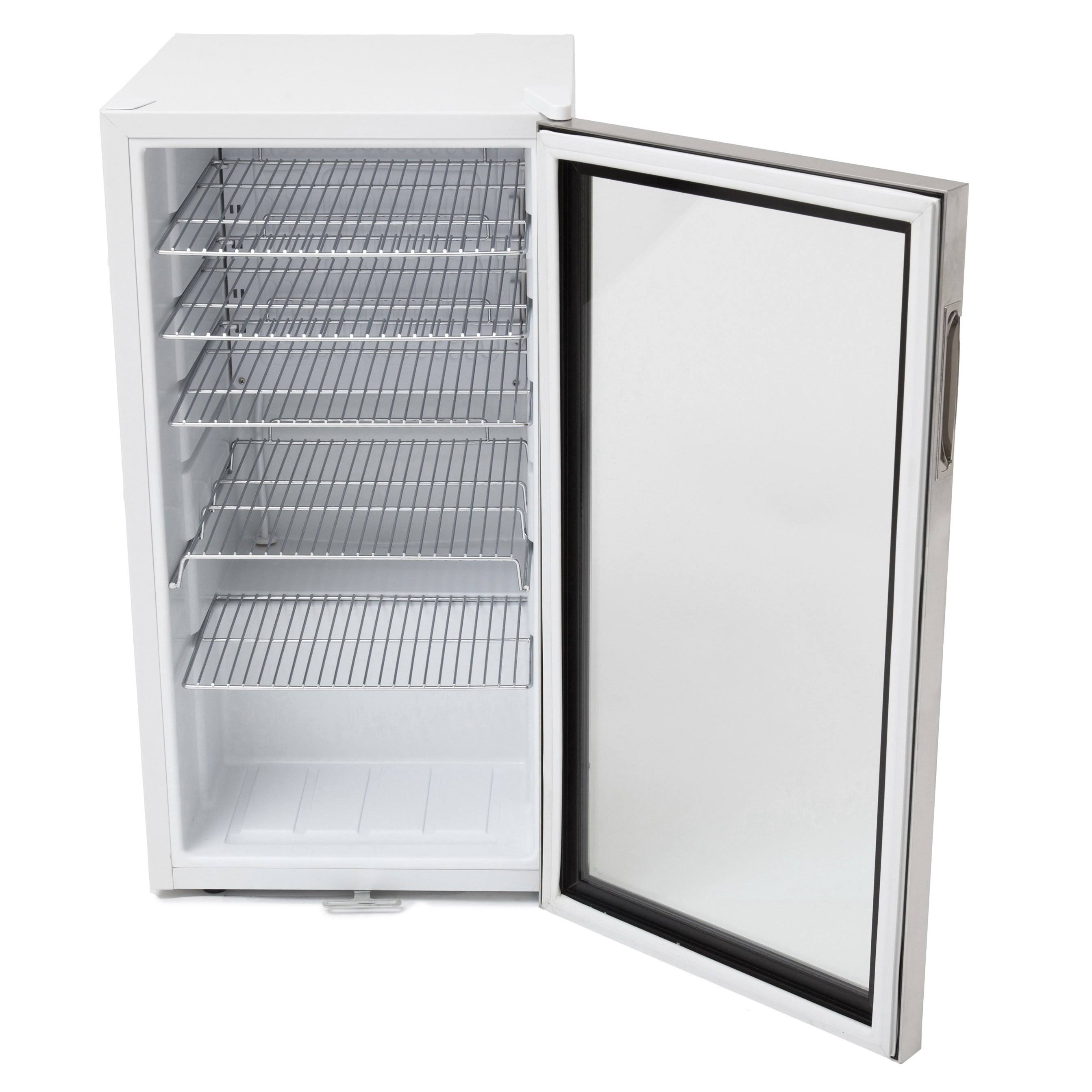 Stainless Steel Beverage Refrigerator With Lock B806137