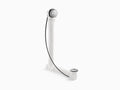 Brushed Chrome Bath Drain with PVC Tubing Y9489