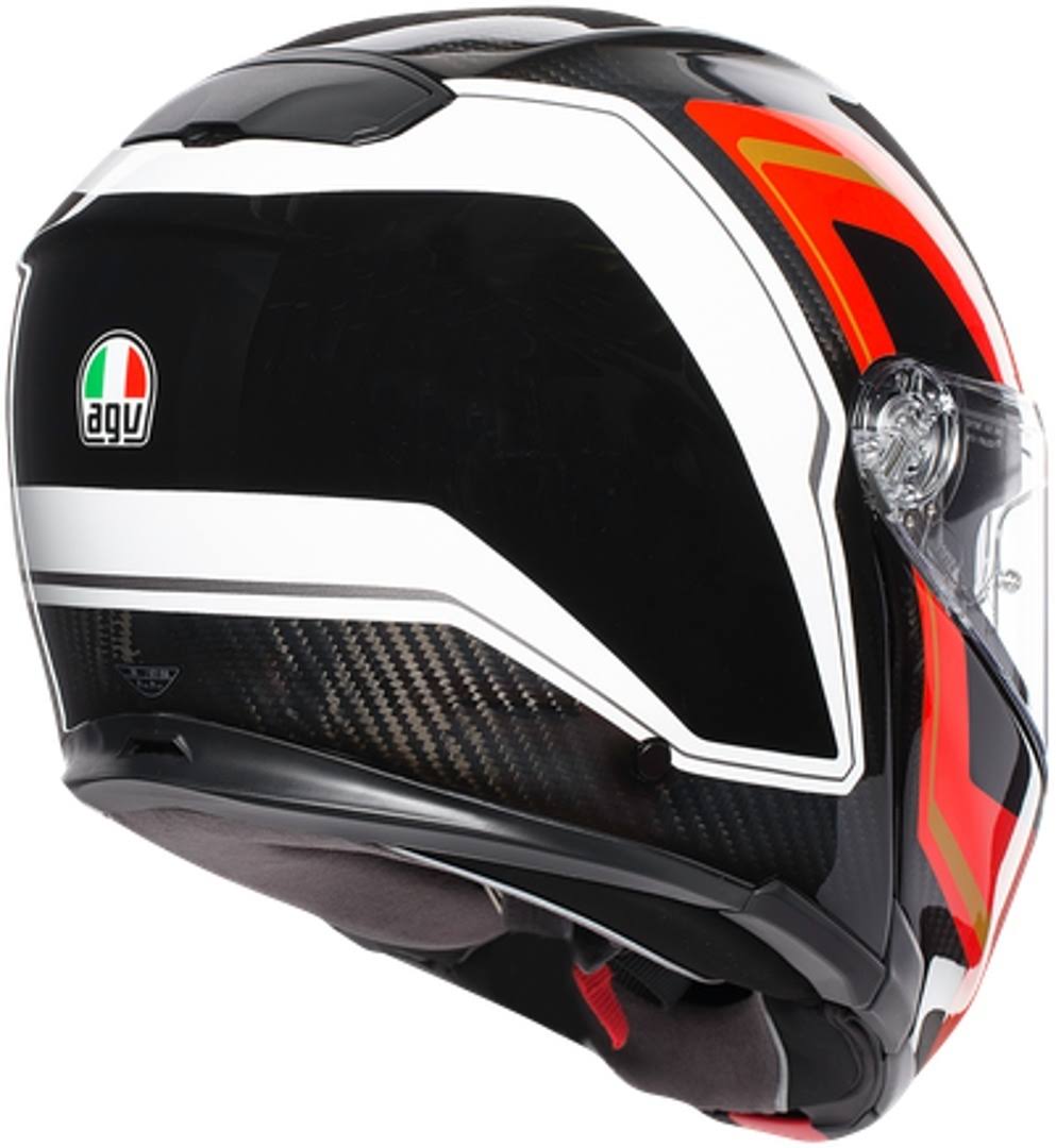 Helmet Sportmodular Carbon Red White Size M K358263