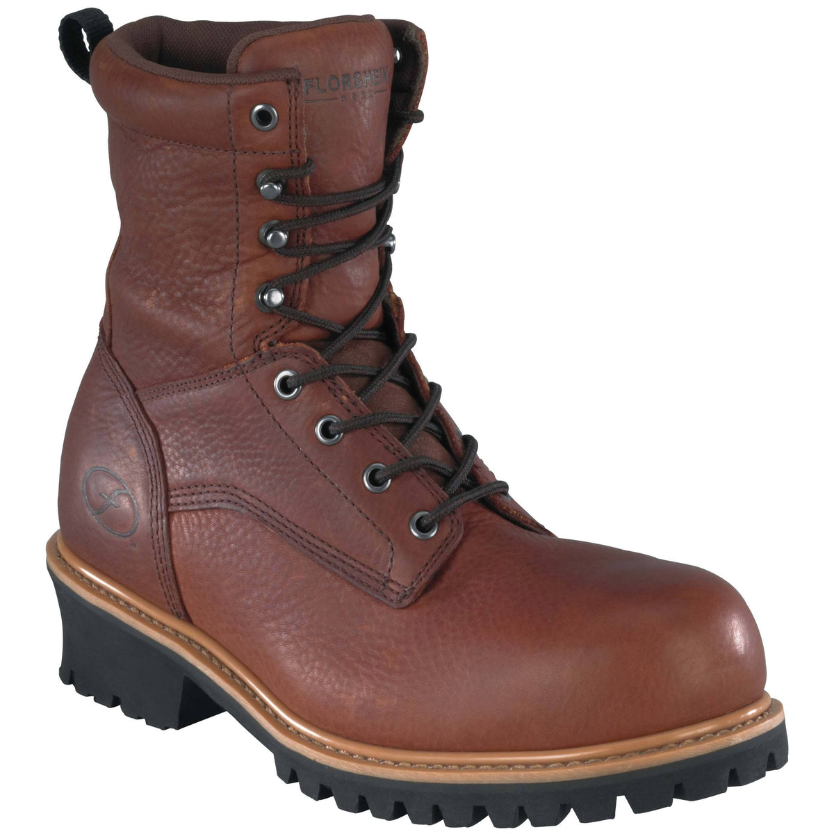 Brown Men&s Work Boots I9601