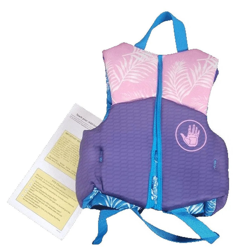 Girls One Size Purple Pink Blue PFD N901674