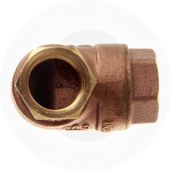 3/4 inch Angled Gas Fire Pit Shut Off Valve Kit with Pewter Flange and Key U11333