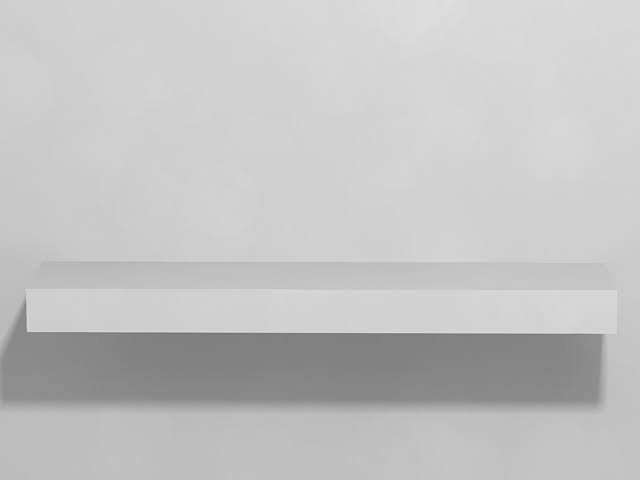 White High Gloss Lacquer Bathroom Shelf D135223