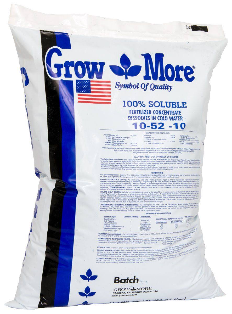 25 lbs Water Soluble 10-52-10 L8439