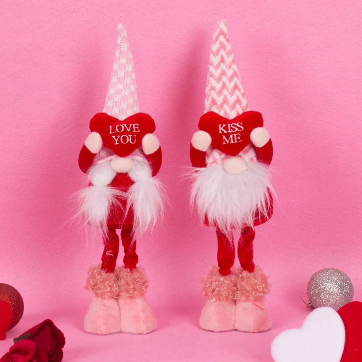 Valentine Gnomes Plush Decorations G748995