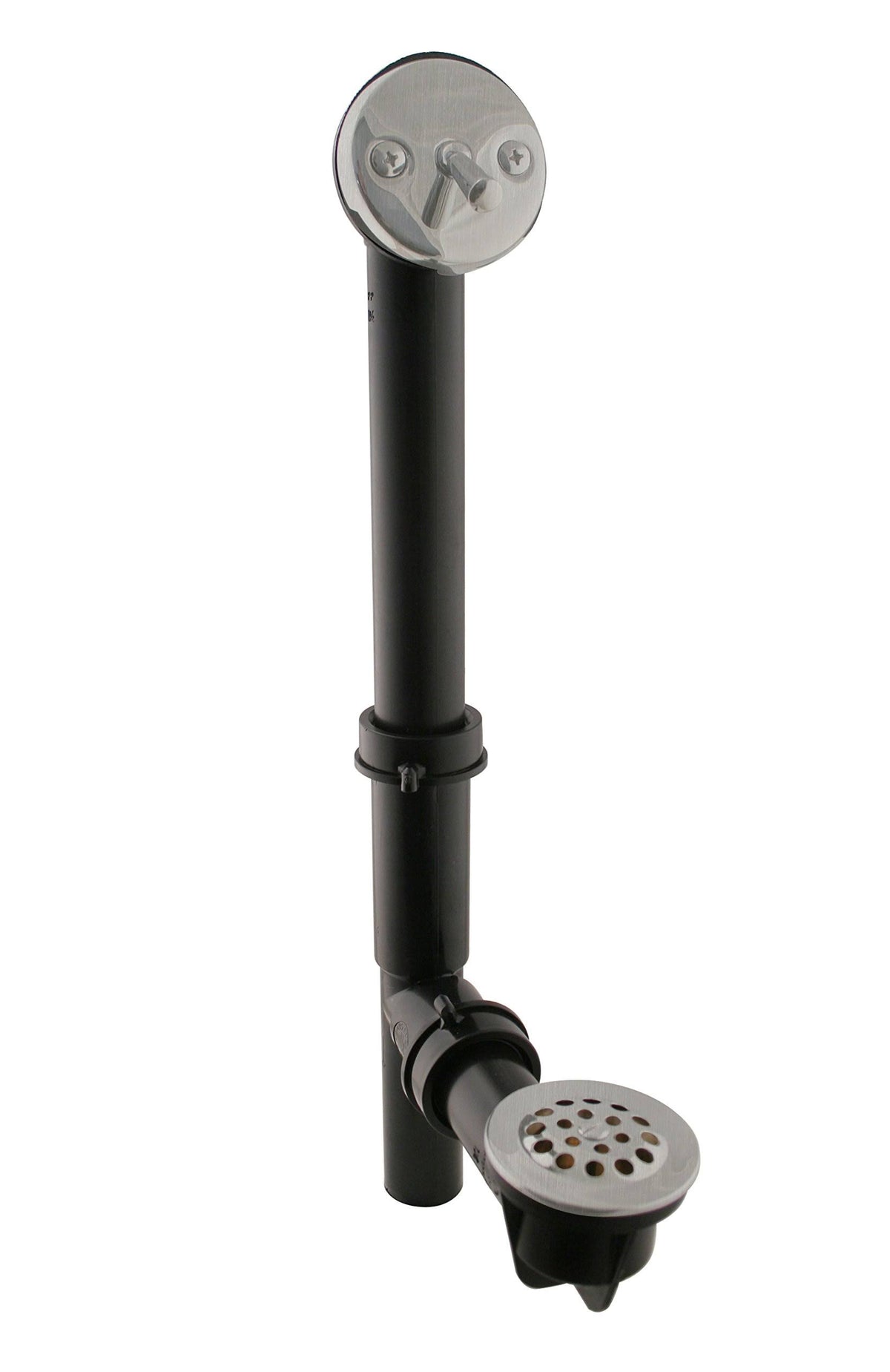 Satin Nickel Tubular Trip Lever Bath Waste O335