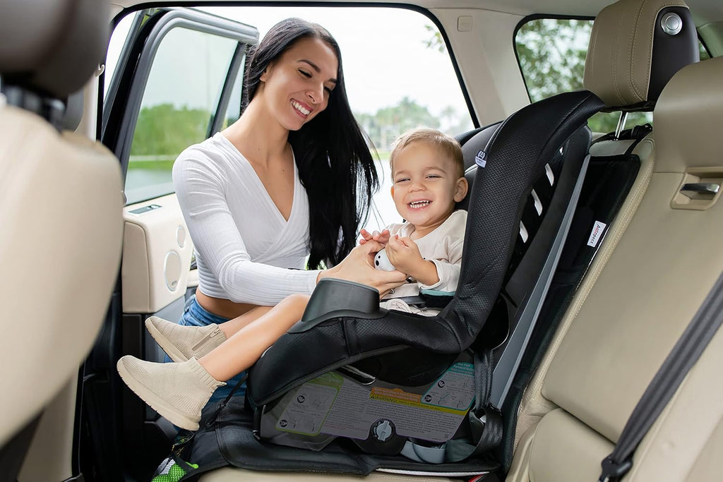Car Seat Protector, Waterproof 600D Polyester, Non-Slip Backing, 2 Large Pockets F13624