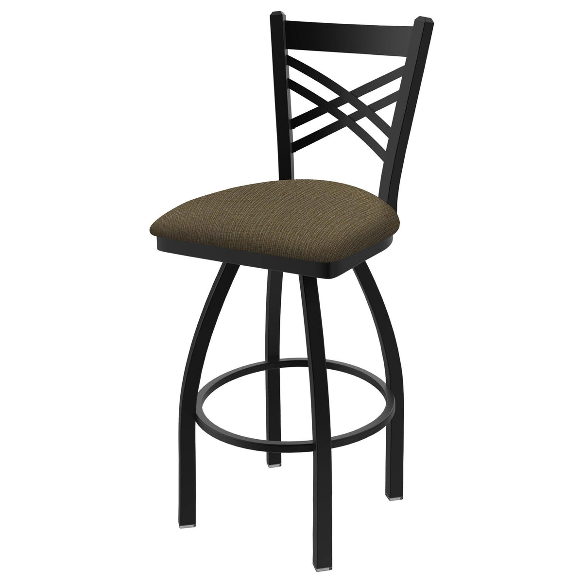 Black Wrinkle Swivel Stool M72602