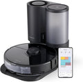 White Robot Vacuum and Sonic Mop with Auto-Empty Dock R67402