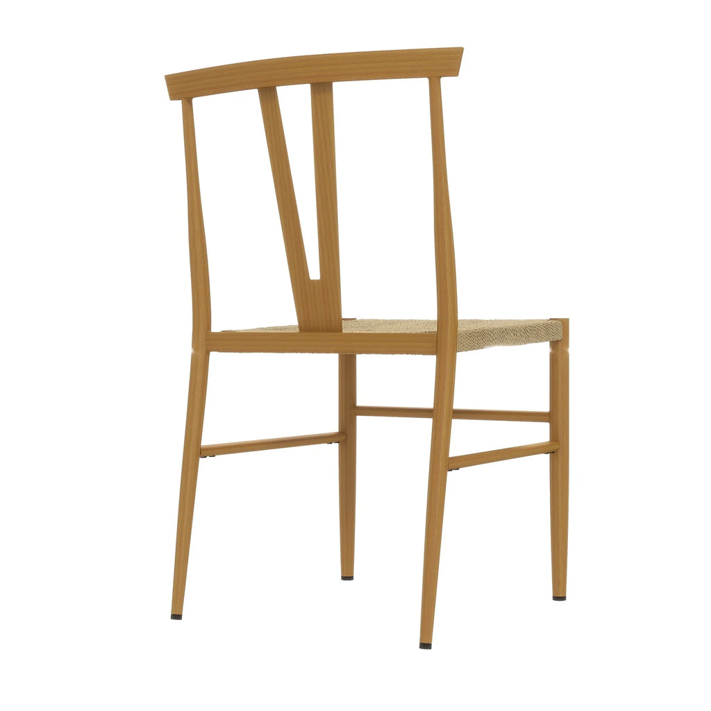 Natural Woven Rattan Dining Chair Set of 2 I3946
