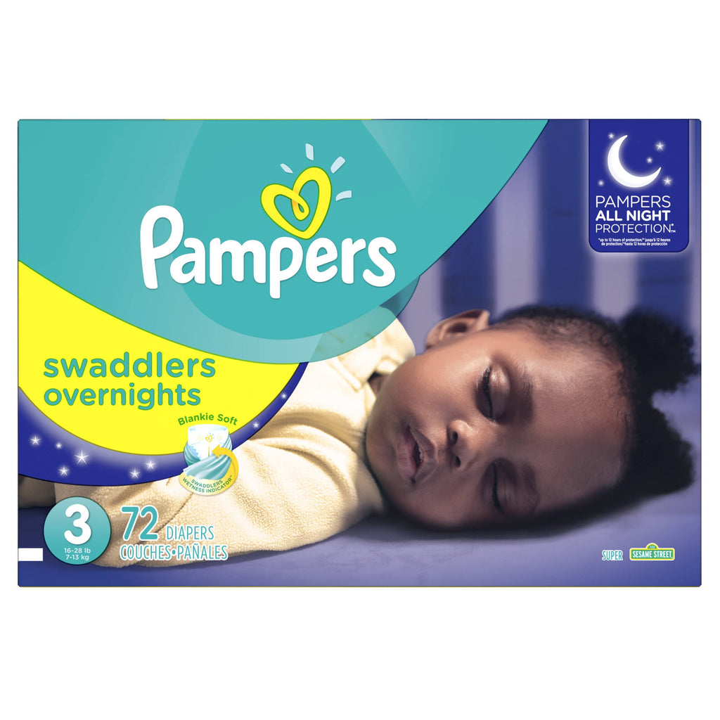 Overnight Diapers Size 3, 72 count M1240
