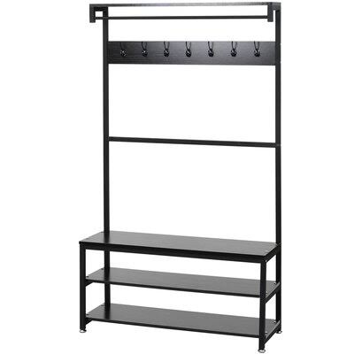 Freestanding Coat Rack in Black G765