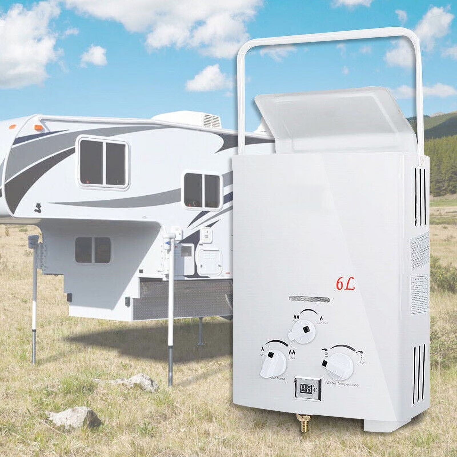 6L LPG Propane Gas Tankless Water Heater W4257