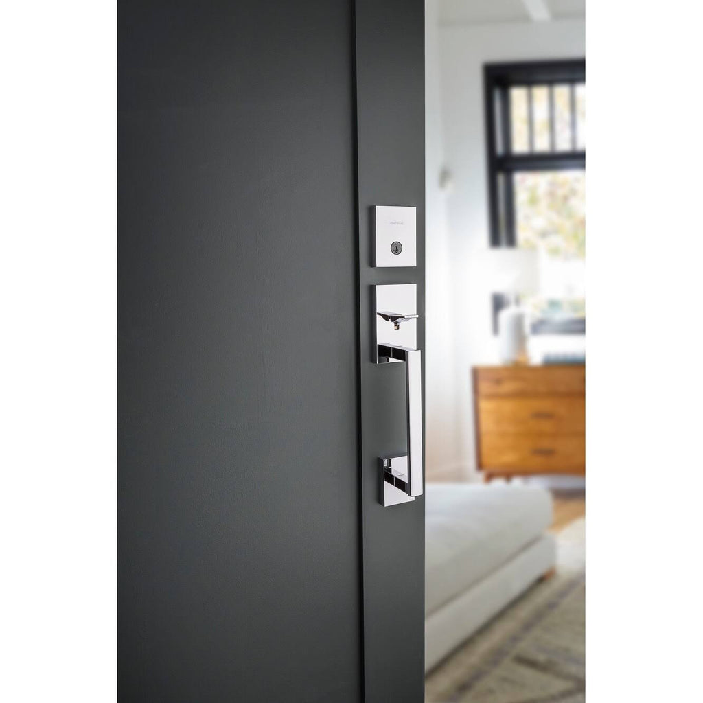 Venetian Bronze Single Cylinder Keyed Entry Handleset with SmartKey B759