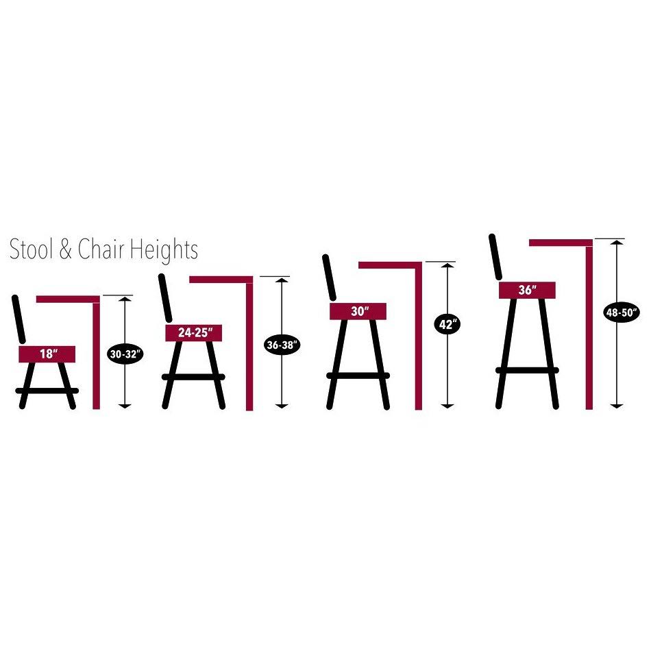 Chrome Pub Table 36 inch S89237