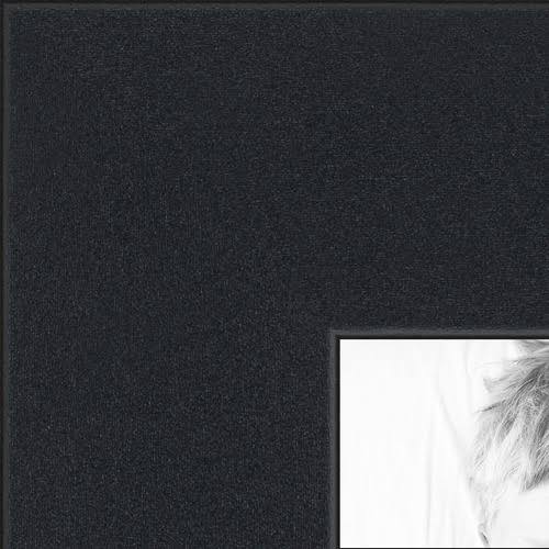 Satin Black Picture Frame with 7 openings for 5x7 Photos R3605