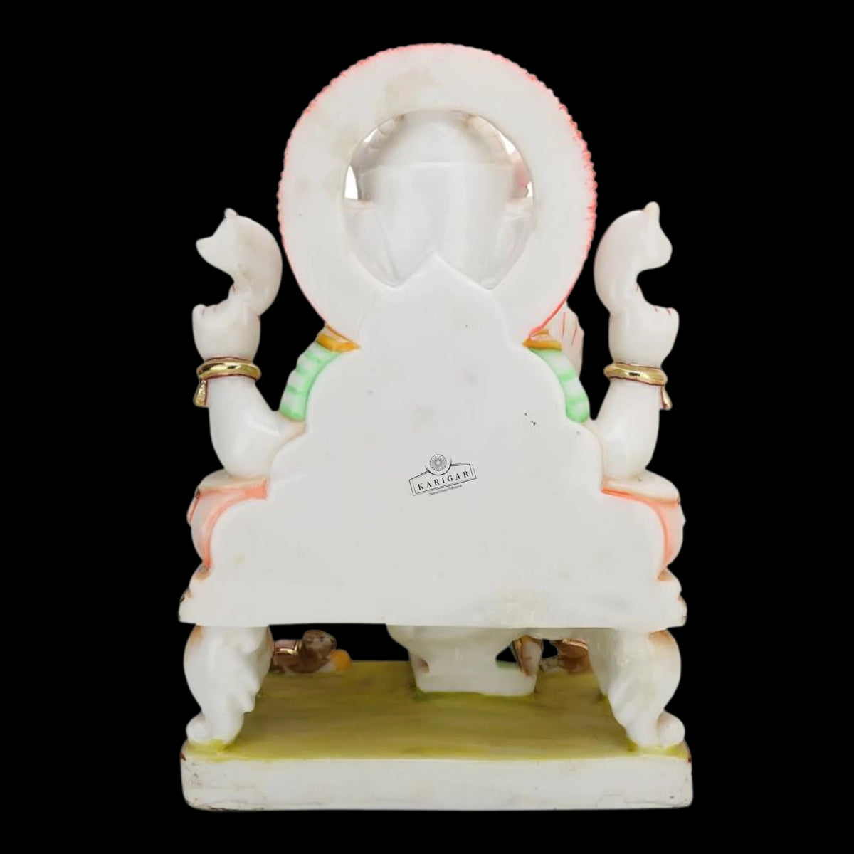 White Marble Ganesha Statue G69425