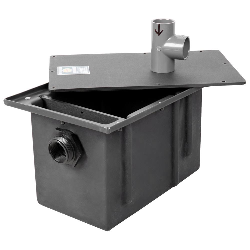 Plastic Grease Trap with 2x22 Threaded Connections B633