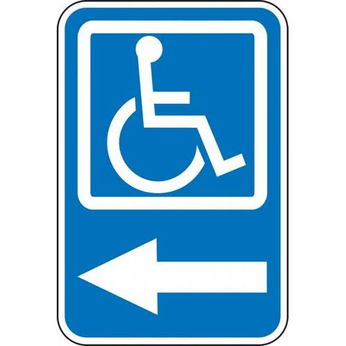 18x22 x 12x22 Handicap Parking Sign X86523