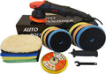 Dual Action Orbital Car Polisher with 5" and 6" Pads Pack of 2 B68864