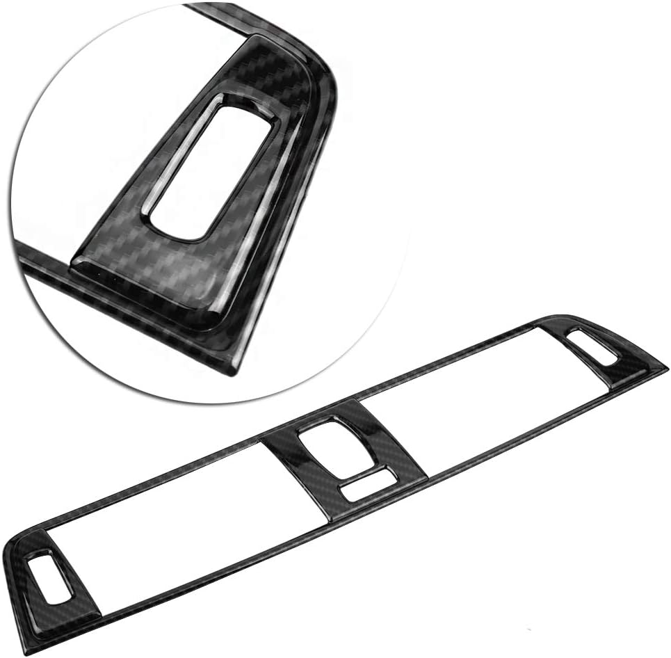 Carbon Fiber Console Air Vent Cover Trim Pack of 2 Z415
