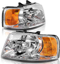 Chrome Housing Headlights Assembly for Ford Expedition K98887