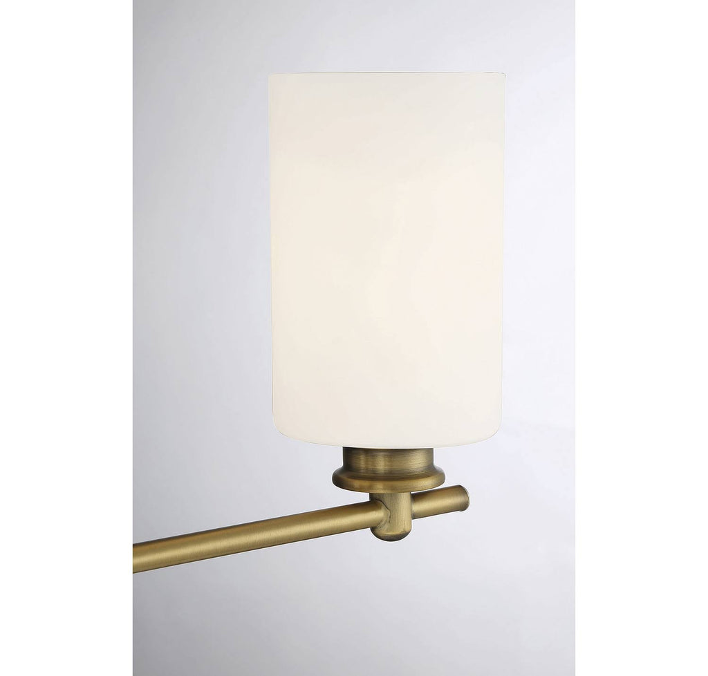 4 Light Warm Brass Bath Bar U144859