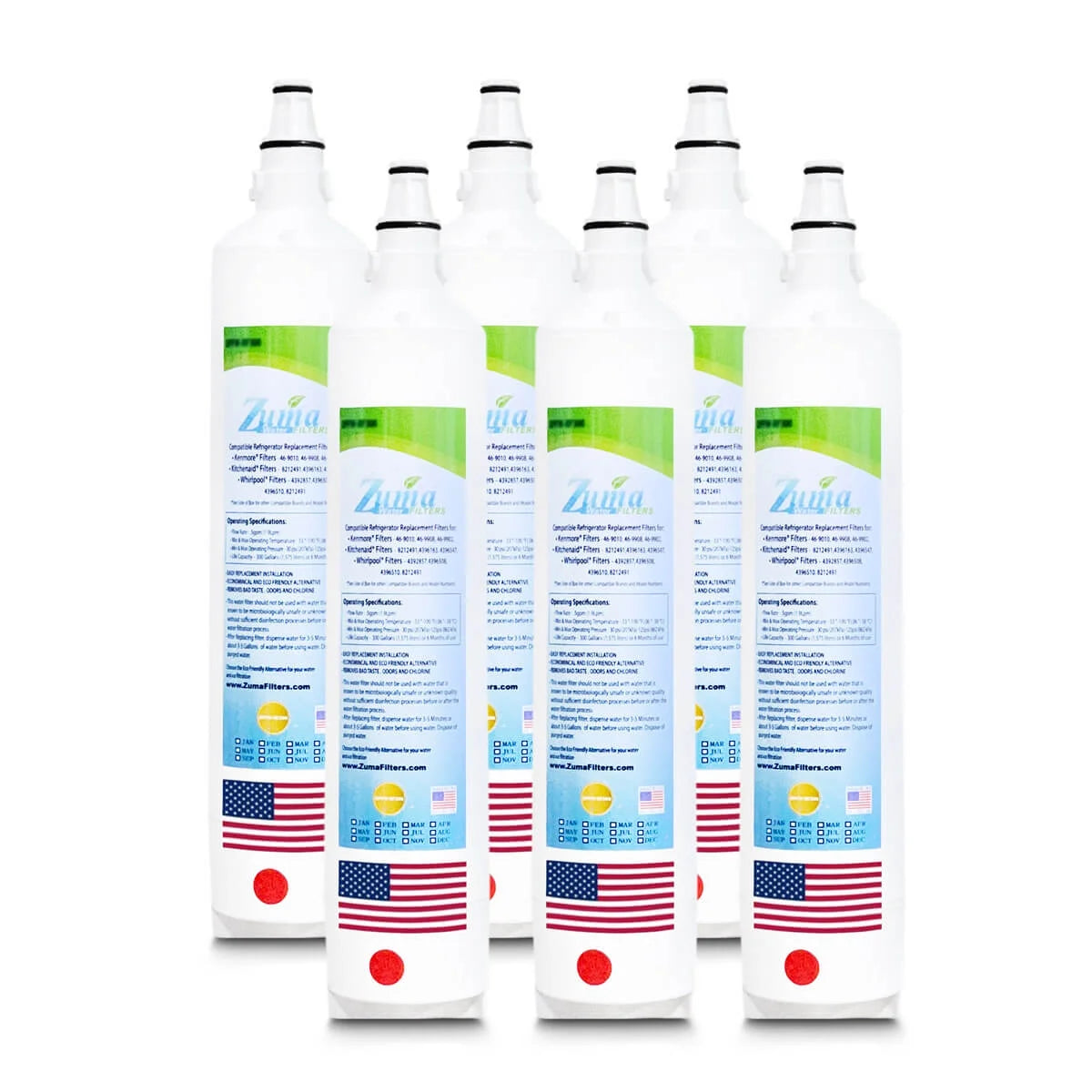 6 Pack Water Filters M909692
