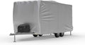 Weatherproof RV Cover for Travel Trailer 11.5' - 13.5' Long with Fleece Lining, Cable Lock, Storage Bag & Wind Straps H5224