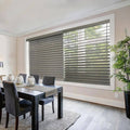 Cordless Room Darkening 2.5 in. Premium Faux Wood Blind I961736