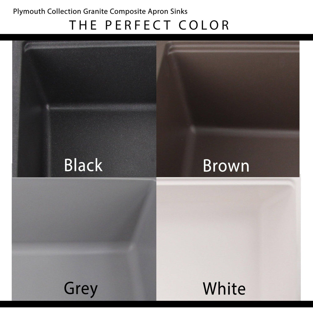 33-inch Reversible Granite Composite Apron Sink with Accessory Pack F770