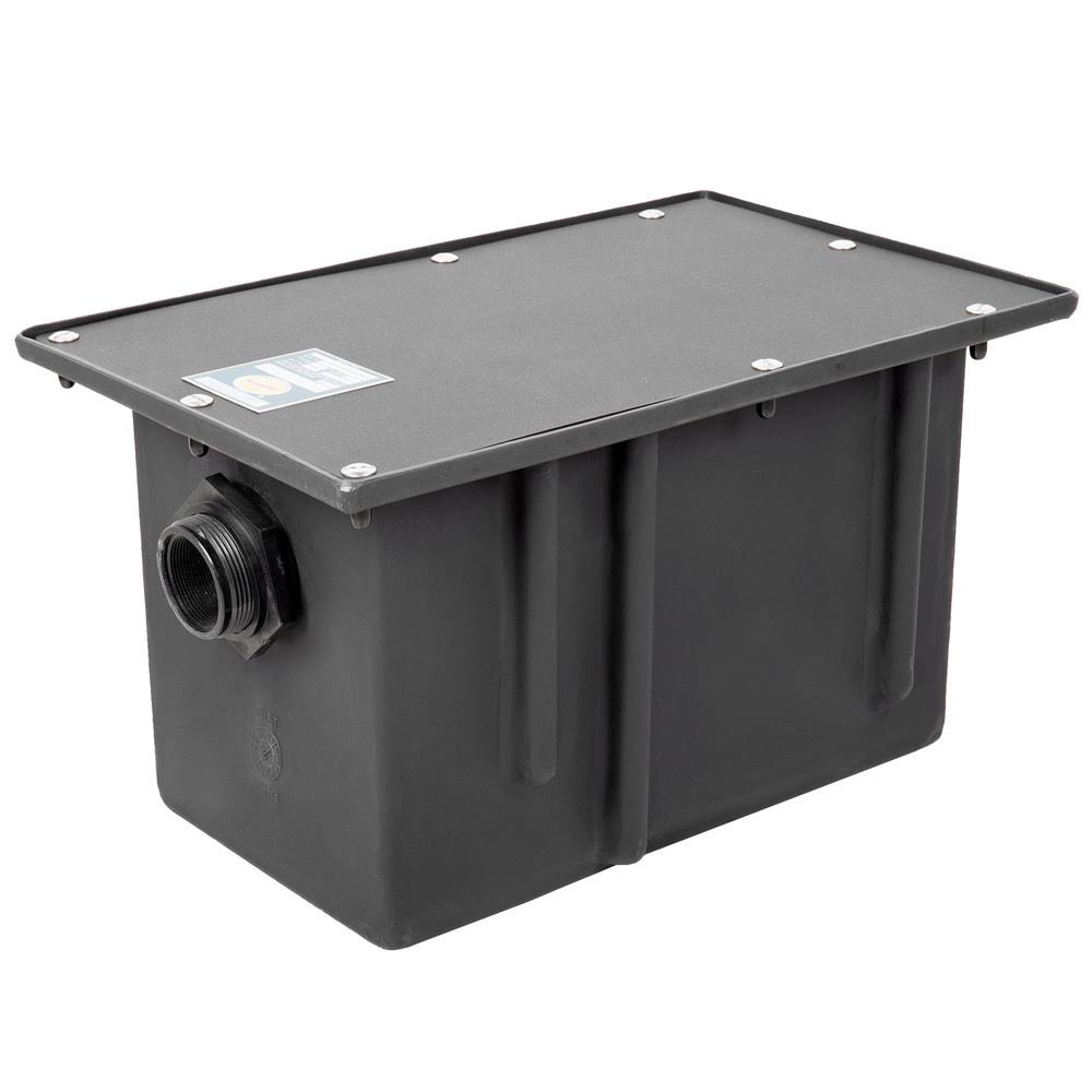 Plastic Grease Trap with 2x22 Threaded Connections B633