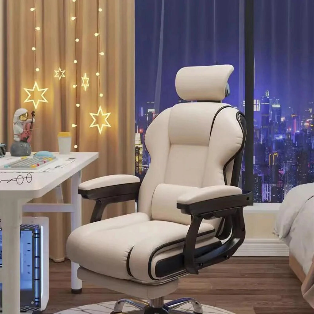 Ergonomic Leather Office Chair U269390