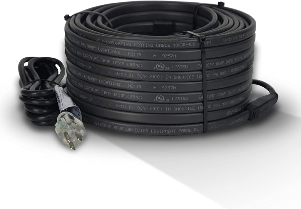 137 ft Self-Regulating Heat Cable, 120V, 6 watts/FT Y623
