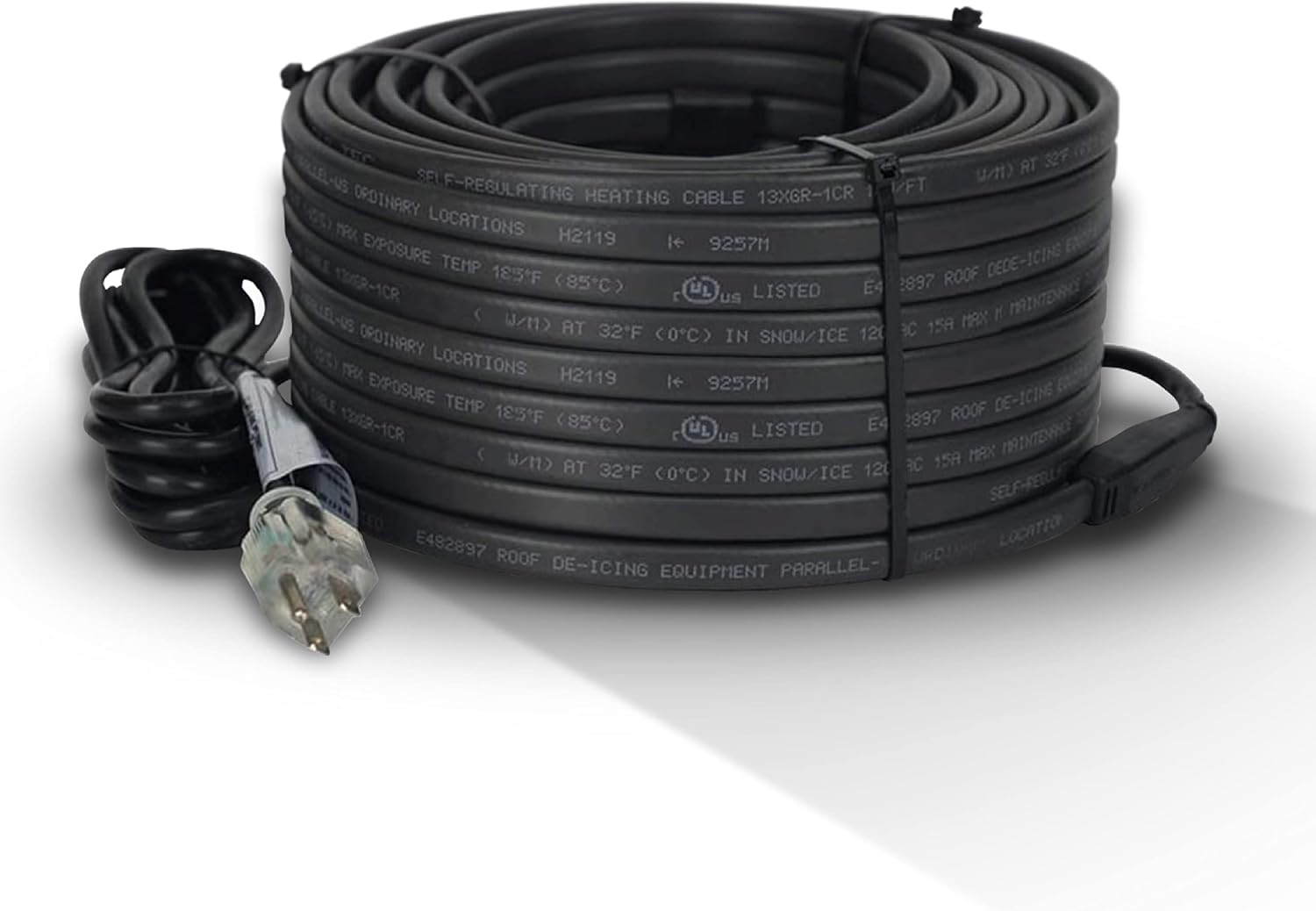 137 ft Self-Regulating Heat Cable, 120V, 6 watts/FT Y623