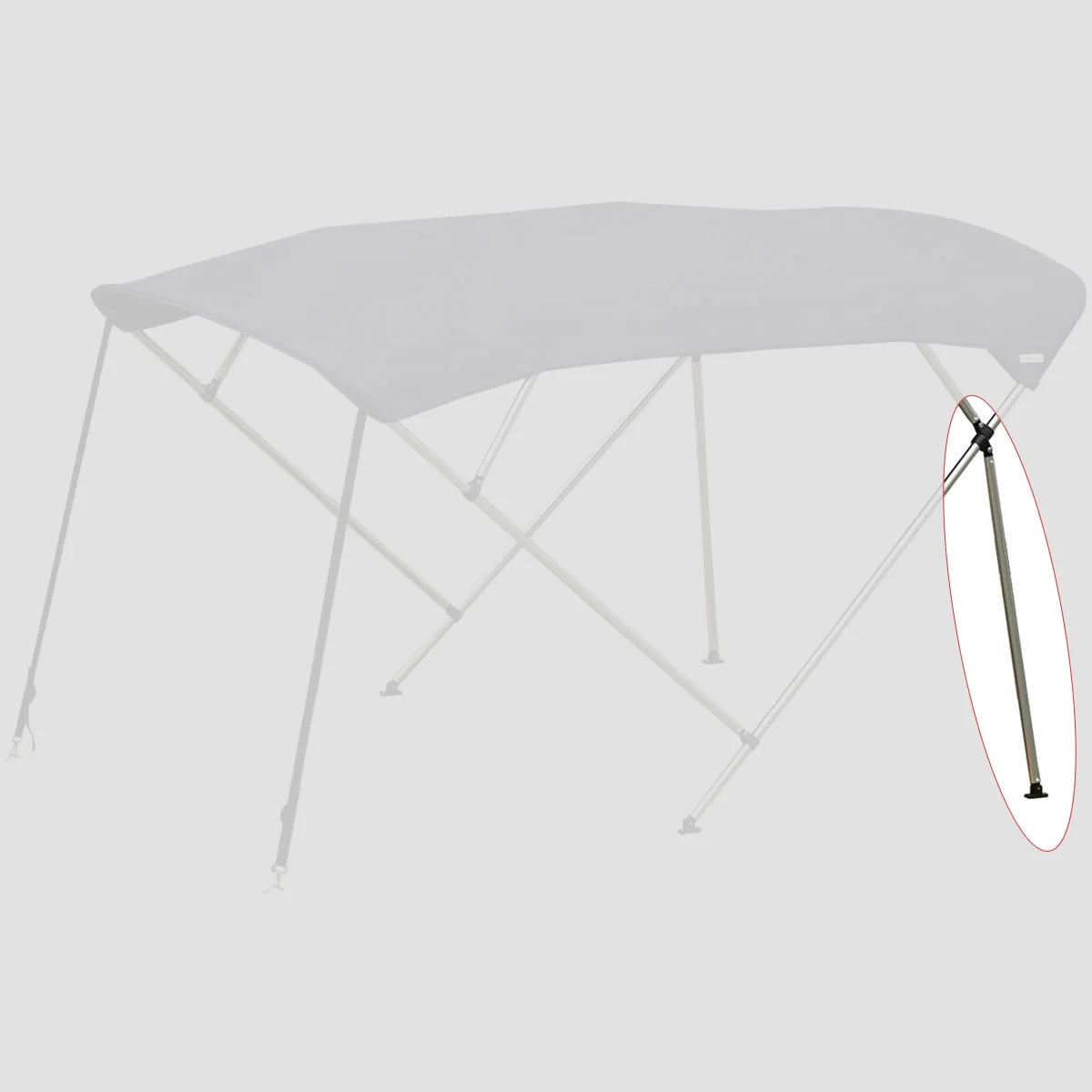 Fixed 34" Bimini Support Poles P472380