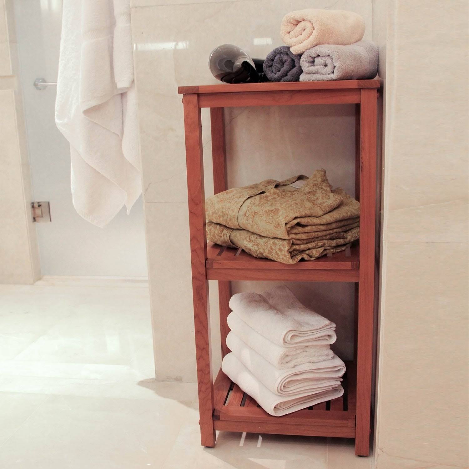 Teak 3-Tiered Tower K8749