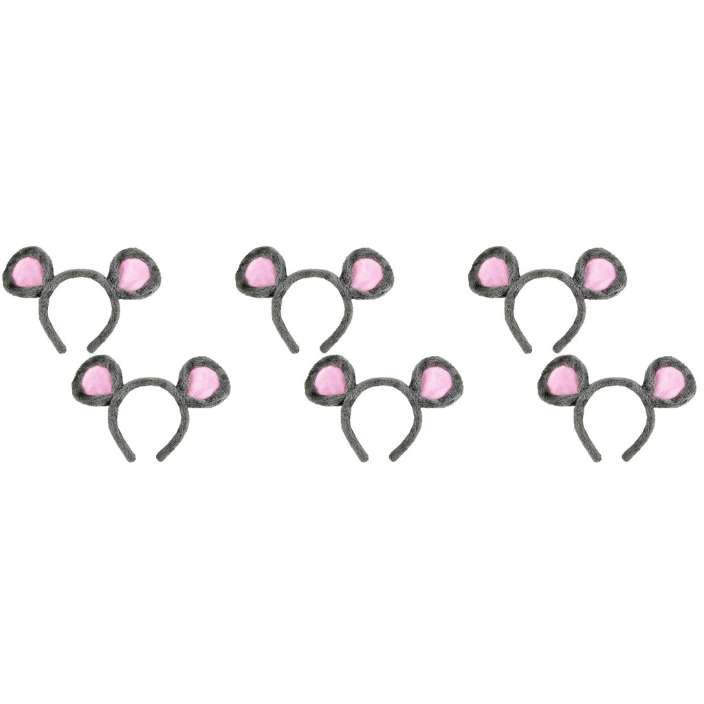 6 pcs Children Mouse Ear Hair Accessories (Grey) X920402