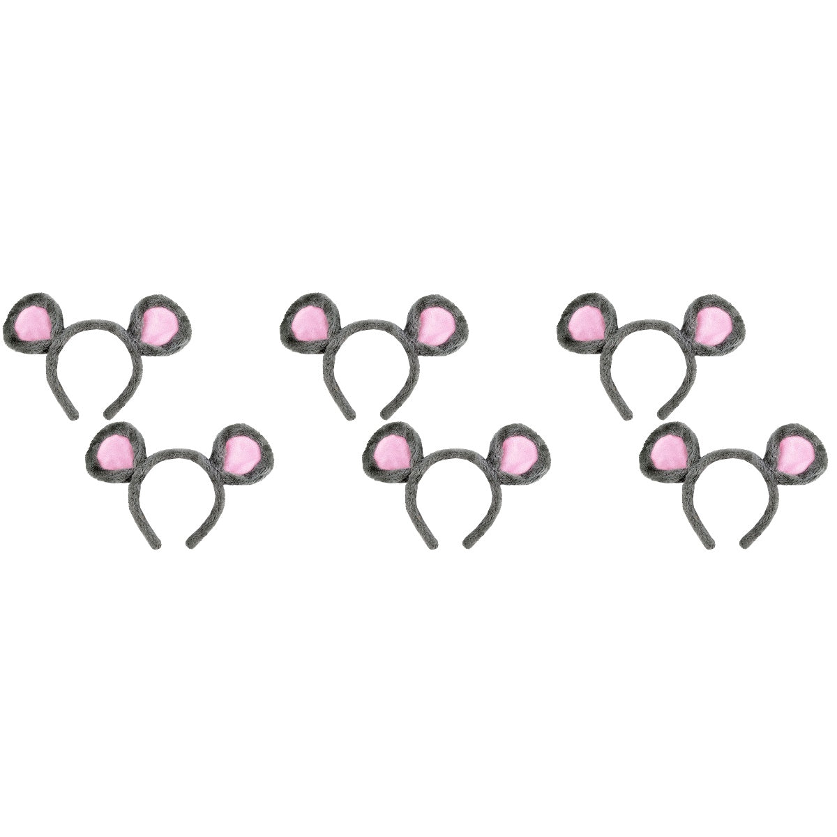 6 pcs Children Mouse Ear Hair Accessories (Grey) X920402