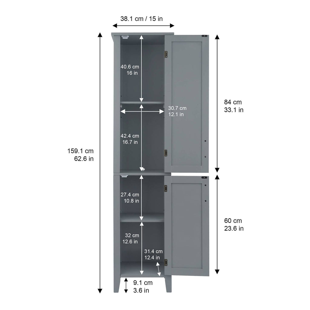 Wooden Linen Tower Cabinet Q18011
