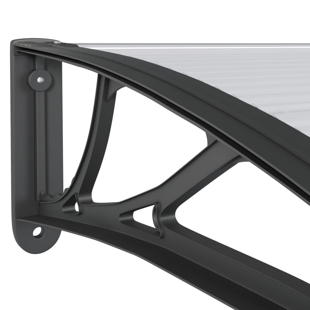 Door Canopy Black Polycarbonate D71280