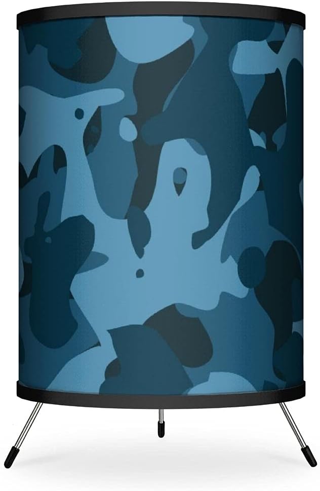 Black Race Car Printed Tripod Table Lamp C115