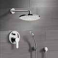 Contemporary Chrome Finish Shower System Kit T96085