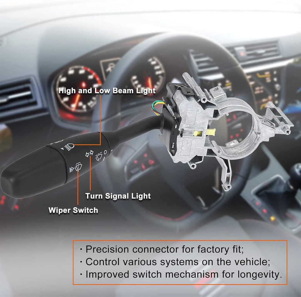 Turn Signal Switch Wiper Washer Headlight Dimmer Multifunction Combination Lever Switch Pack of 2 N144635
