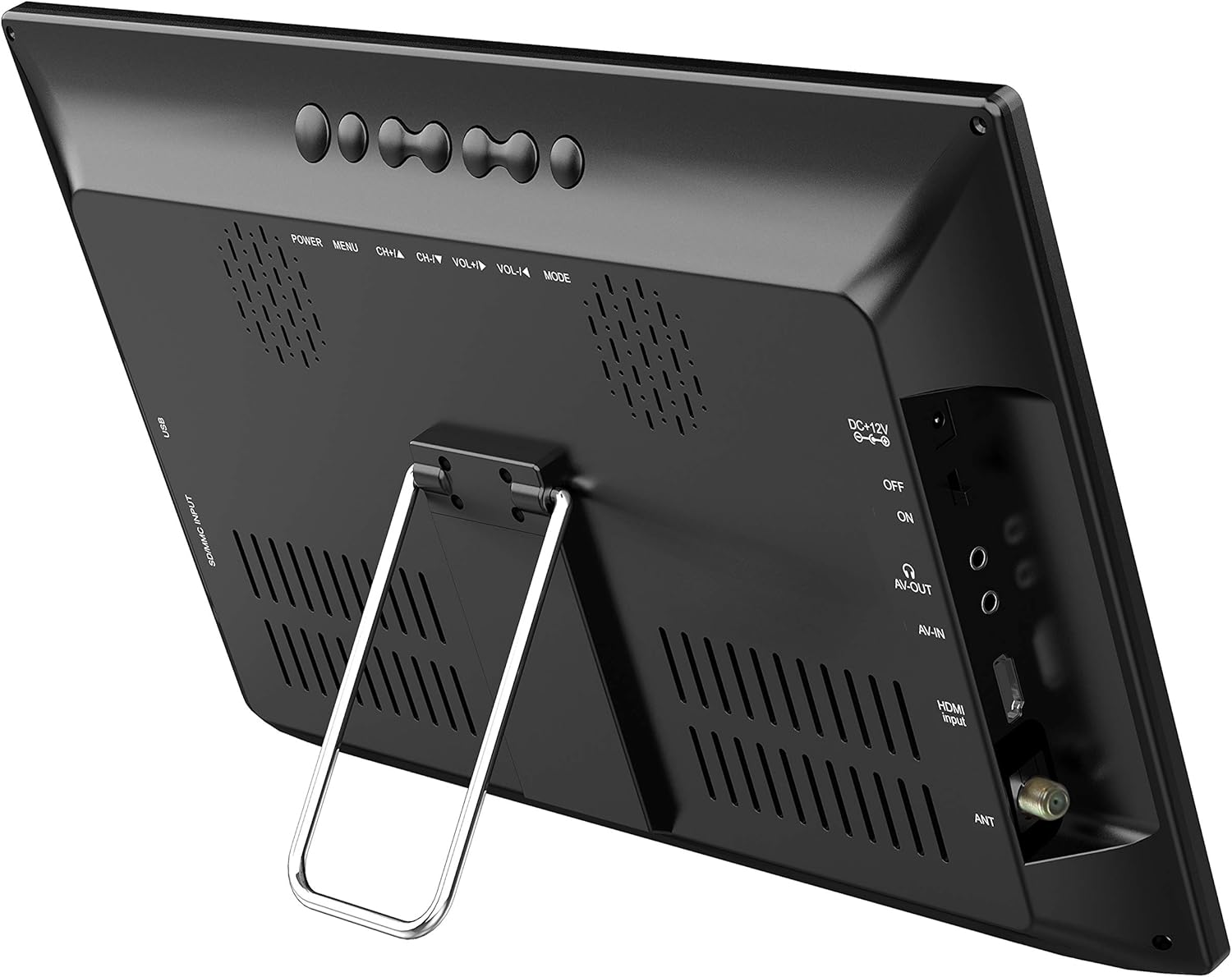 13 Portable Widescreen LED TV with USB/SD Inputs, HDMI, FM Radio, Rechargeable Battery A84102