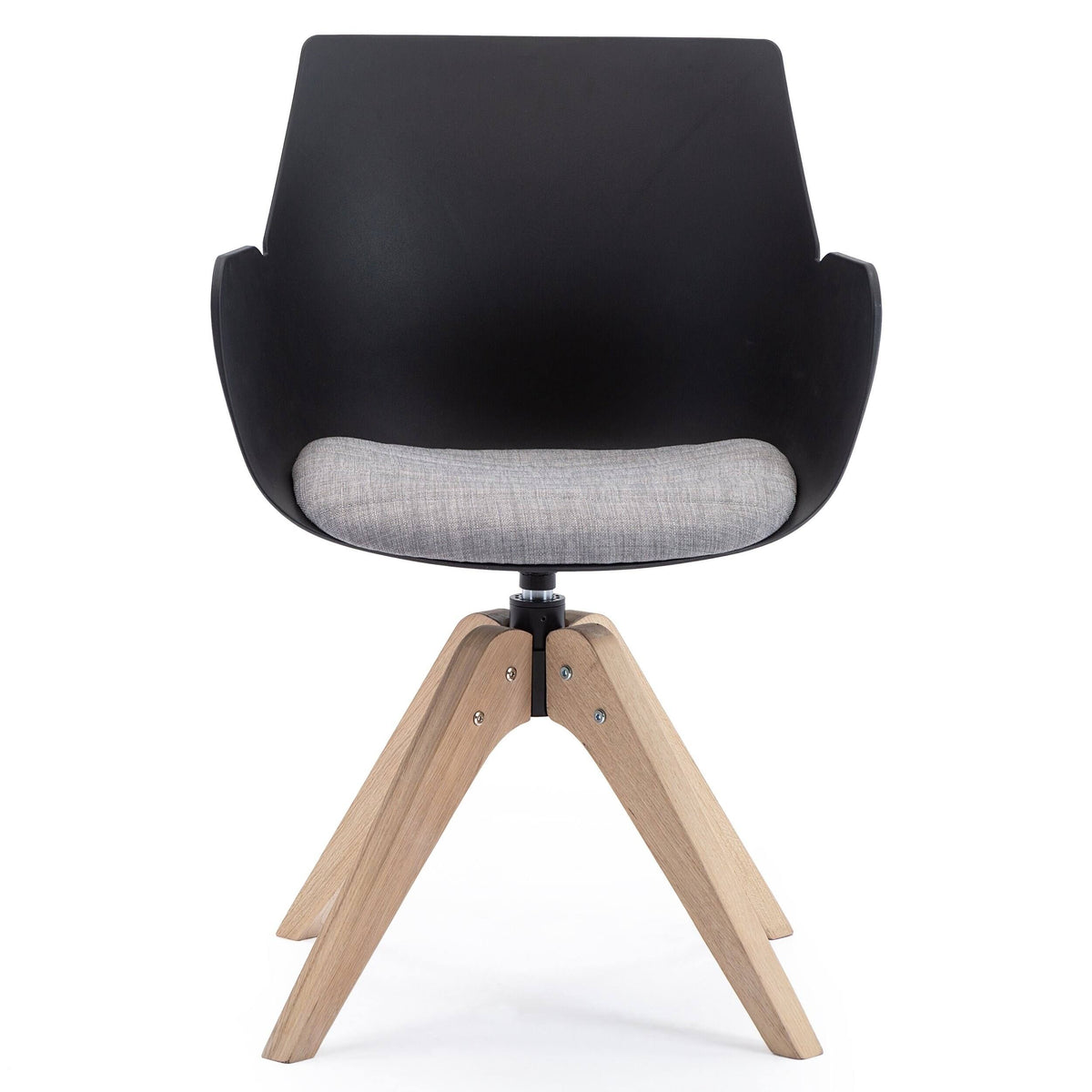 Swivel Accent Armchair Black L4367