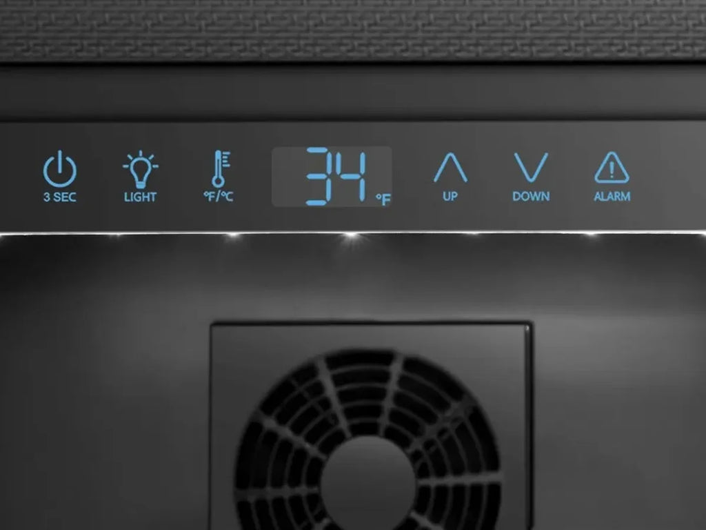 140-Can 5.4 CU. FT. Freestanding Stainless Steel Beverage Cooler S85772